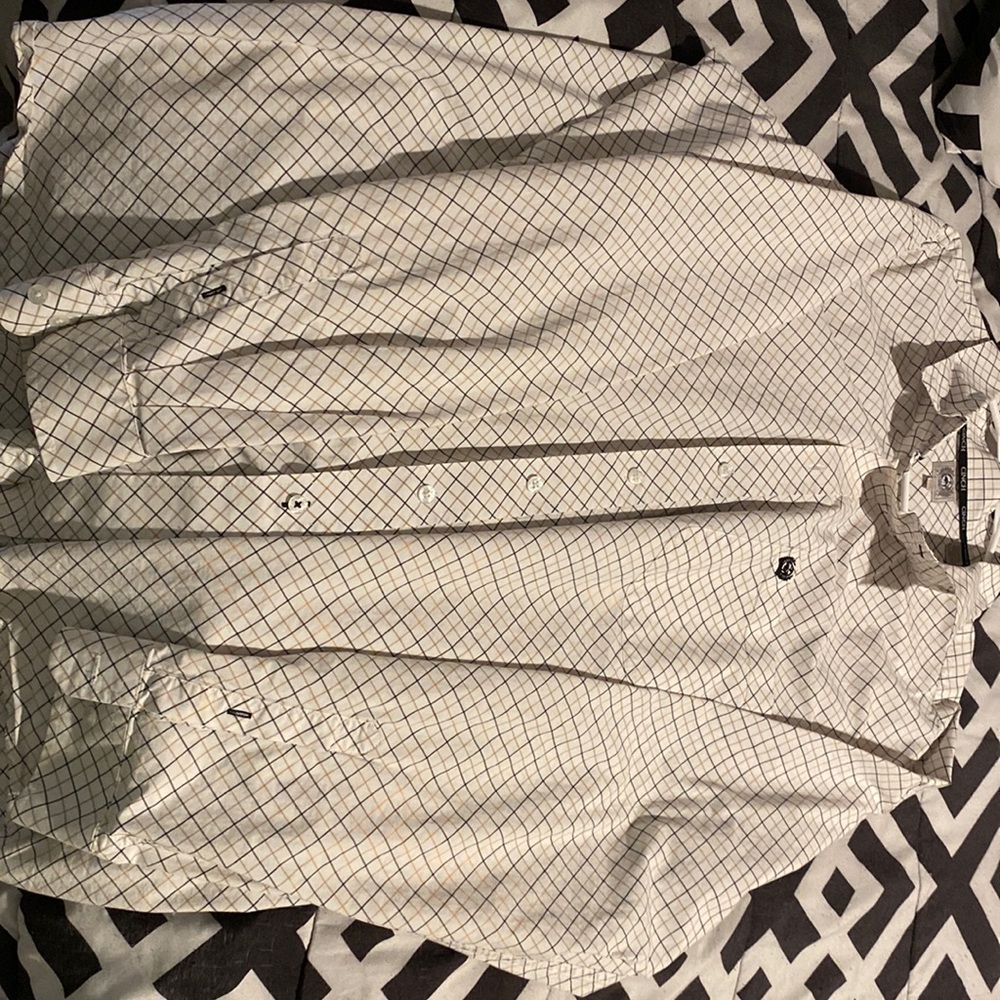 Long Sleeve shirt cinch 2X